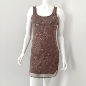 Angie Sleeveless Sequins Dress. Size Small